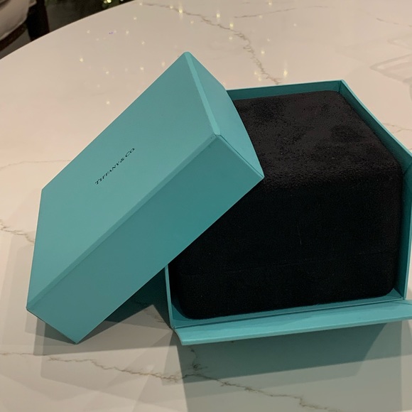Tiffany & Co Hinged Bangle,18k White Gold and Diamonds, with presentation Boxes - Picture 5 of 8